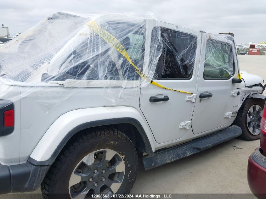 2022 Jeep Wrangler Unlimited Sahara VIN: 1C4HJXEG3NW107370 Lot: 12053563