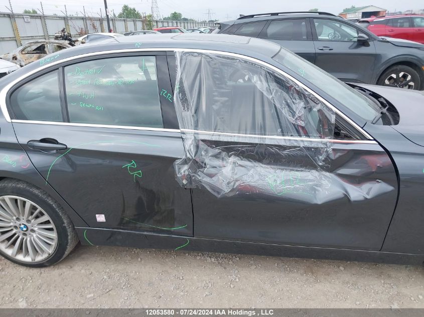 2015 BMW 3 Series VIN: WBA3B3C58FJ983722 Lot: 12053580