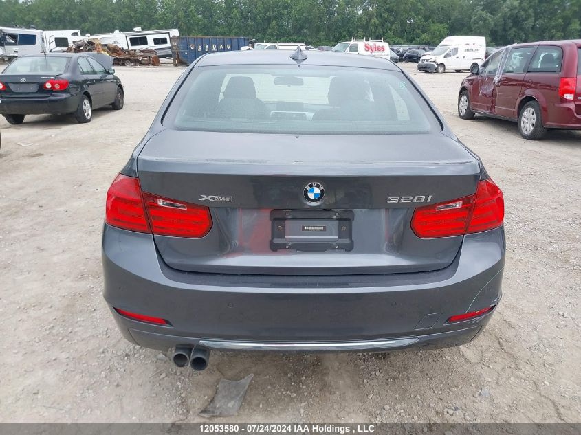 2015 BMW 3 Series VIN: WBA3B3C58FJ983722 Lot: 12053580