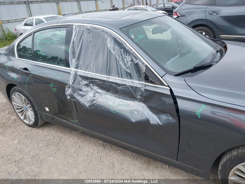 2015 BMW 3 Series VIN: WBA3B3C58FJ983722 Lot: 12053580