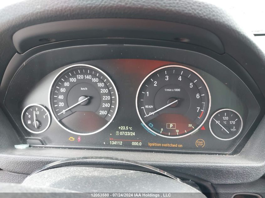 2015 BMW 3 Series VIN: WBA3B3C58FJ983722 Lot: 12053580