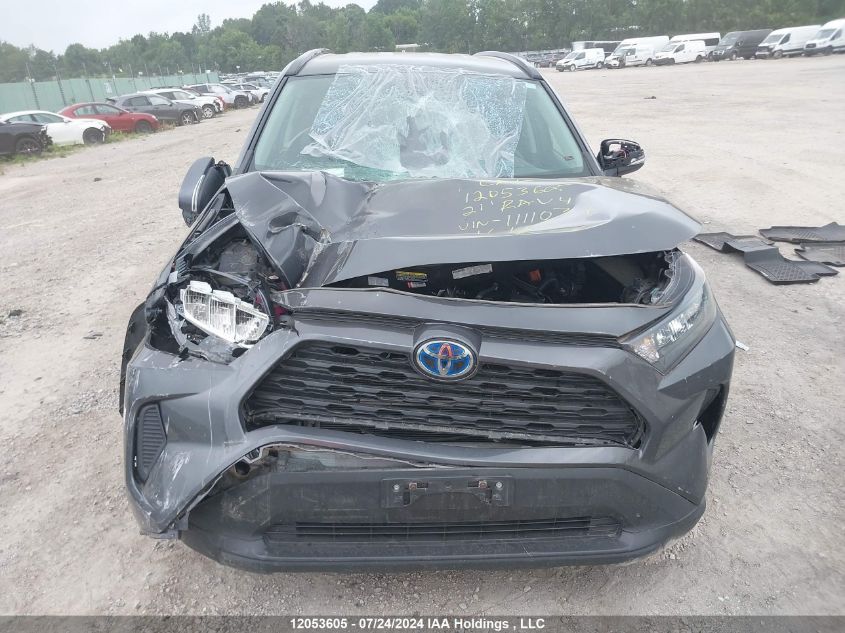 2021 Toyota Rav4 Le VIN: 2T3BWRFV4MW111103 Lot: 12053605