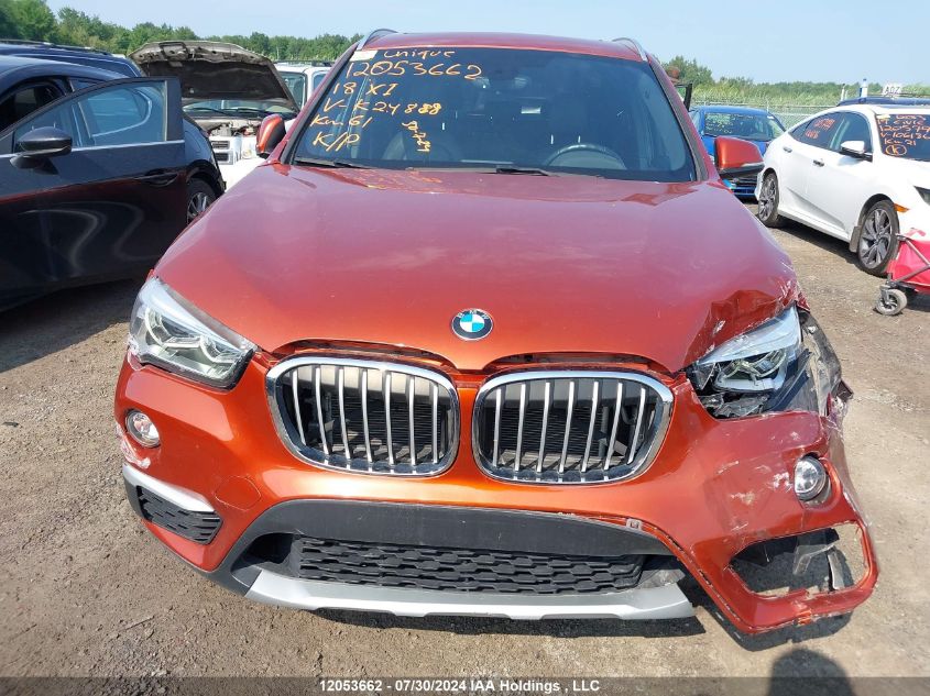 2018 BMW X1 VIN: WBXHT3C35J5K24888 Lot: 12053662