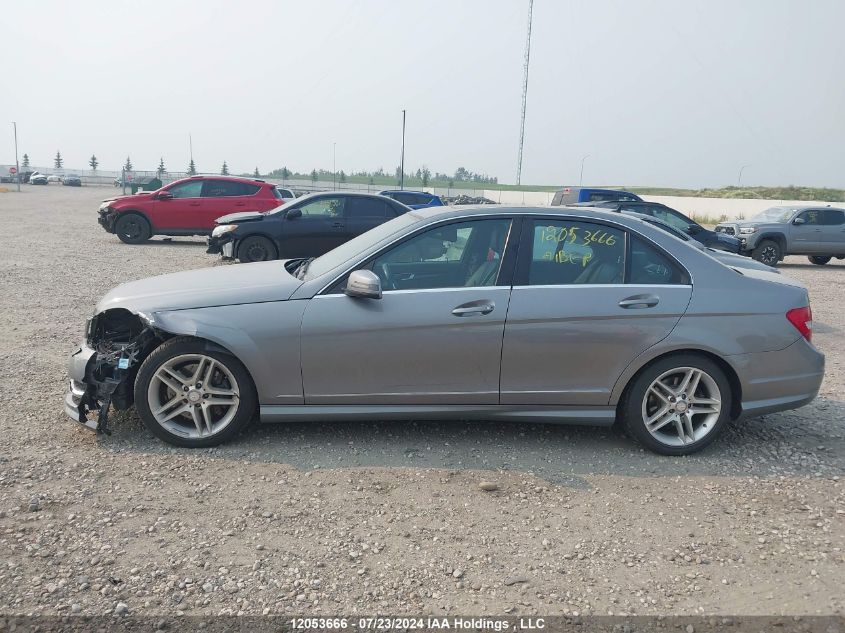 2012 Mercedes-Benz C-Class VIN: WDDGF8BB0CA628106 Lot: 12053666