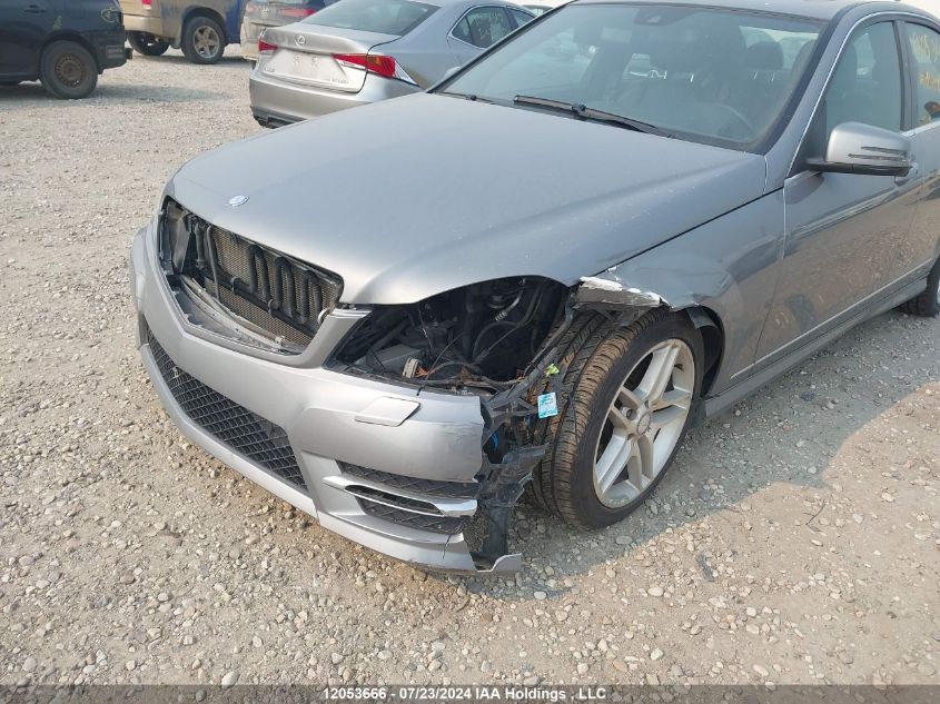 2012 Mercedes-Benz C-Class VIN: WDDGF8BB0CA628106 Lot: 12053666