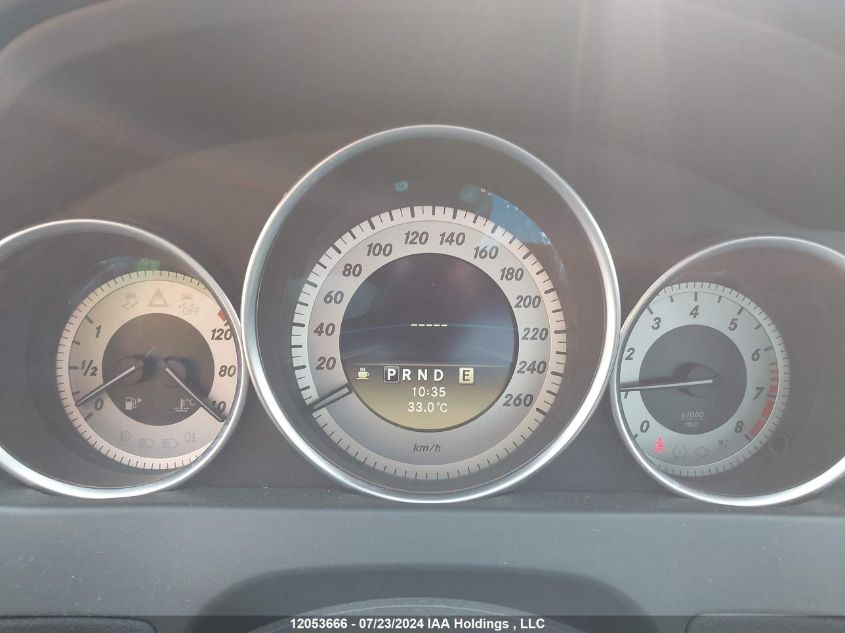 2012 Mercedes-Benz C-Class VIN: WDDGF8BB0CA628106 Lot: 12053666