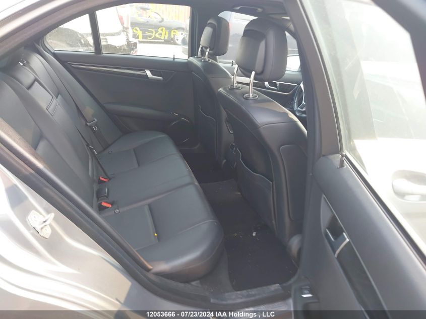 2012 Mercedes-Benz C-Class VIN: WDDGF8BB0CA628106 Lot: 12053666