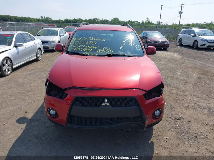 2011 Mitsubishi Outlander Es VIN: JA4AS2AW7BU605944 Lot: 12053678