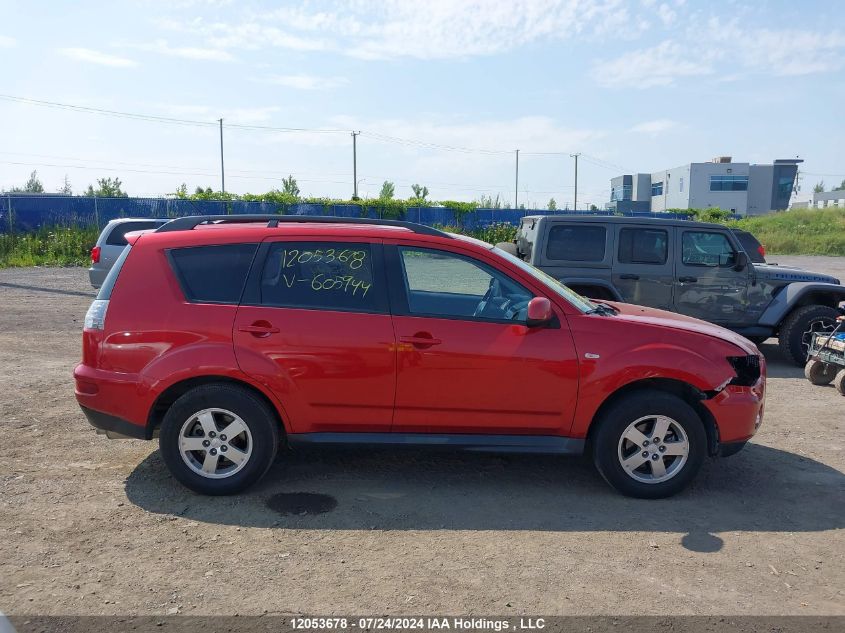 2011 Mitsubishi Outlander Es VIN: JA4AS2AW7BU605944 Lot: 12053678