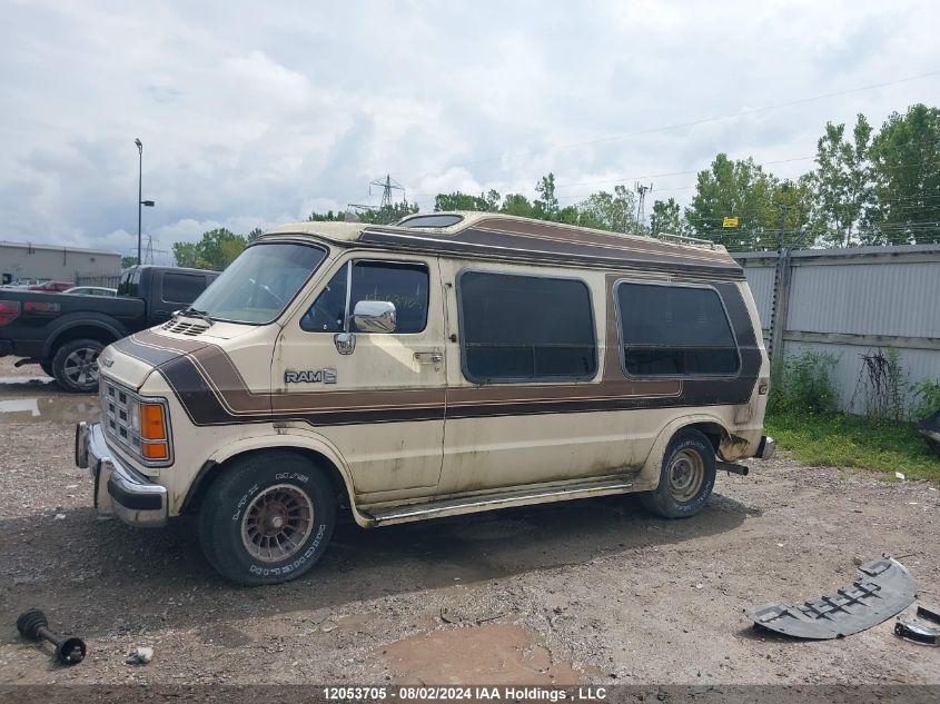 1987 Dodge Ram Van B250 VIN: 2B6HB23T8HK221620 Lot: 12053705