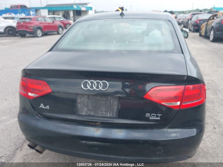 2009 Audi A4 VIN: WAULF68K49N060350 Lot: 12053726