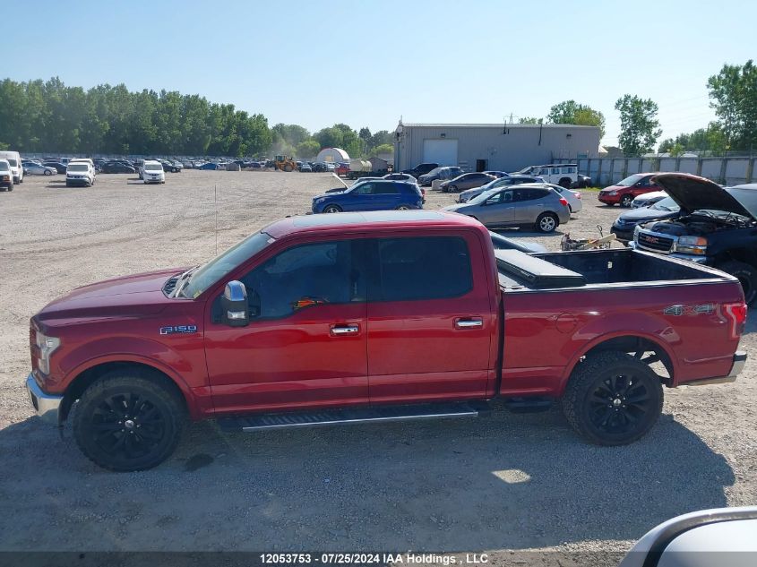 2017 Ford F-150 Lariat VIN: 1FTFW1EF6HFA78190 Lot: 12053753