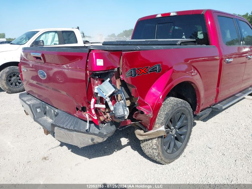 2017 Ford F-150 Lariat VIN: 1FTFW1EF6HFA78190 Lot: 12053753
