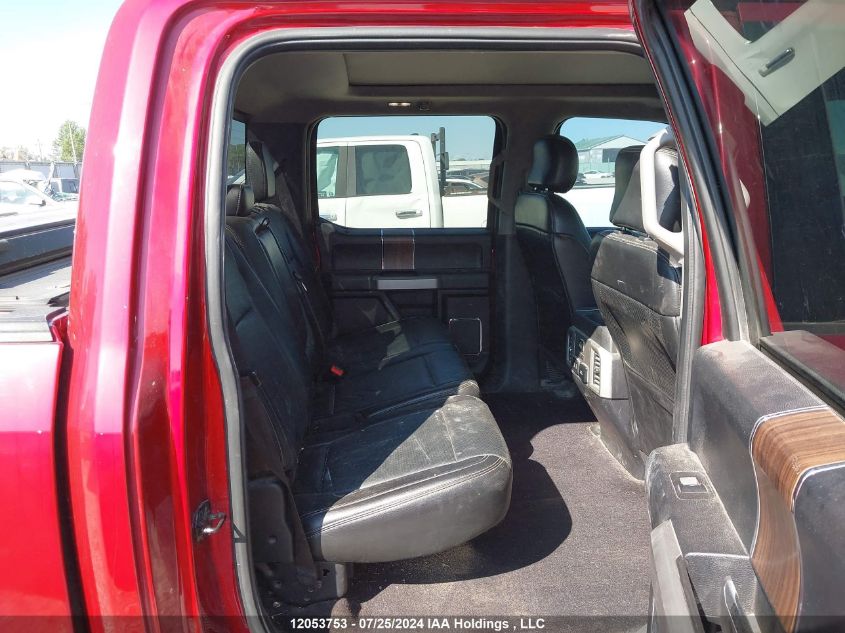 2017 Ford F-150 Lariat VIN: 1FTFW1EF6HFA78190 Lot: 12053753