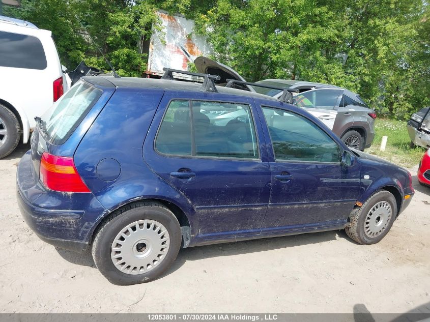 2002 Volkswagen Golf VIN: 9BWFB21J024046534 Lot: 12053801