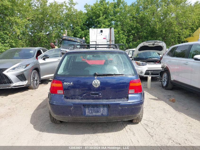 2002 Volkswagen Golf VIN: 9BWFB21J024046534 Lot: 12053801