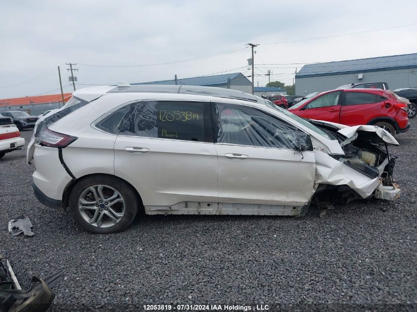 2018 Ford Edge Titanium VIN: 2FMPK4K82JBB13947 Lot: 12053819