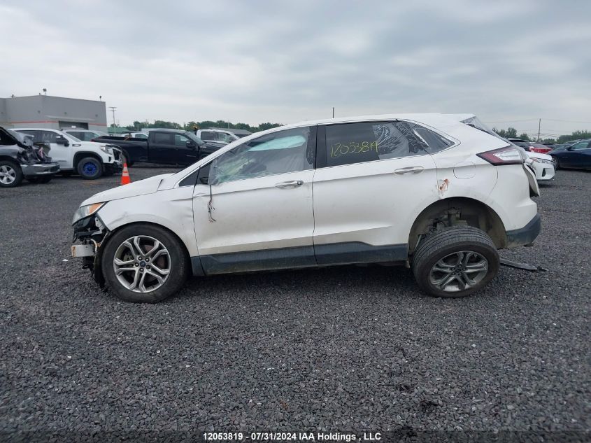 2018 Ford Edge Titanium VIN: 2FMPK4K82JBB13947 Lot: 12053819