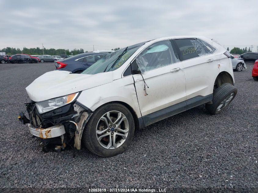 2018 Ford Edge Titanium VIN: 2FMPK4K82JBB13947 Lot: 12053819