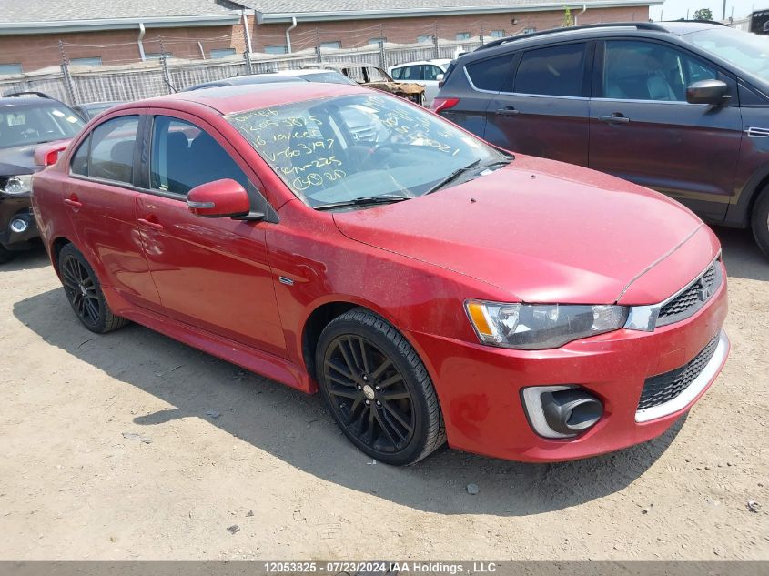 2016 Mitsubishi Lancer VIN: JA32U8FW0GU603197 Lot: 12053825