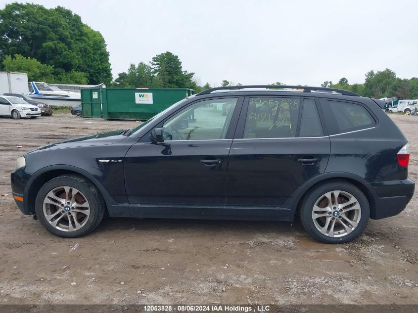 2008 BMW X3 3.0Si VIN: WBXPC93468WJ05730 Lot: 12053828