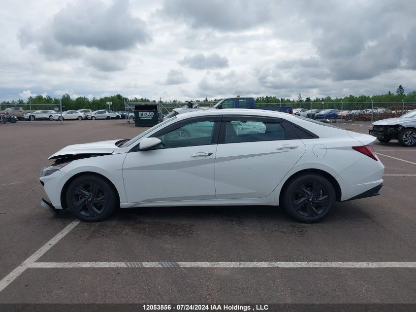 2021 Hyundai Elantra Preferred Ivt With Sun And Tech Package VIN: KMHLM4AG1MU076423 Lot: 12053856