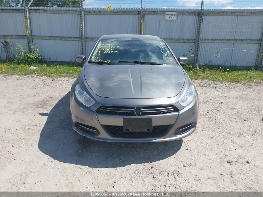 2013 Dodge Dart Sxt/Rallye VIN: 1C3CDFBH6DD220494 Lot: 12053857