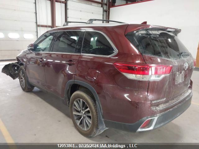 2019 Toyota Highlander Se/Xle VIN: 5TDJZRFH0KS706946 Lot: 12053861