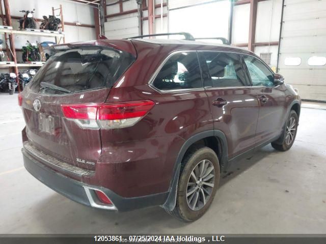 2019 Toyota Highlander Se/Xle VIN: 5TDJZRFH0KS706946 Lot: 12053861