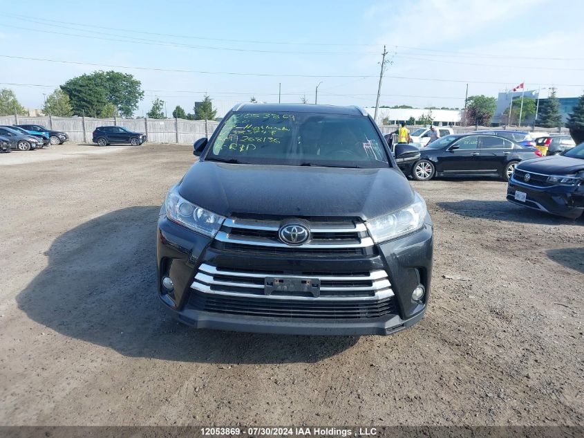 2017 Toyota Highlander VIN: 5TDJZRFH9HS383747 Lot: 12053869