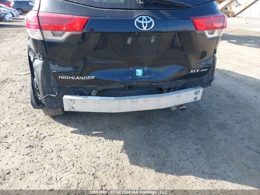 2017 Toyota Highlander VIN: 5TDJZRFH9HS383747 Lot: 12053869