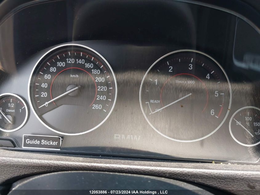 2017 BMW 328 D xDrive VIN: WBA8F1C5XHK825684 Lot: 12053886