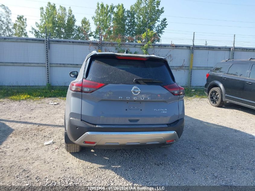 2021 Nissan Rogue VIN: JN8AT3DD9MW306017 Lot: 12053906