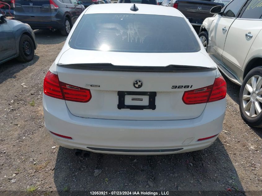 2014 BMW 328I xDrive VIN: WBA3B3G53ENR83323 Lot: 12053921