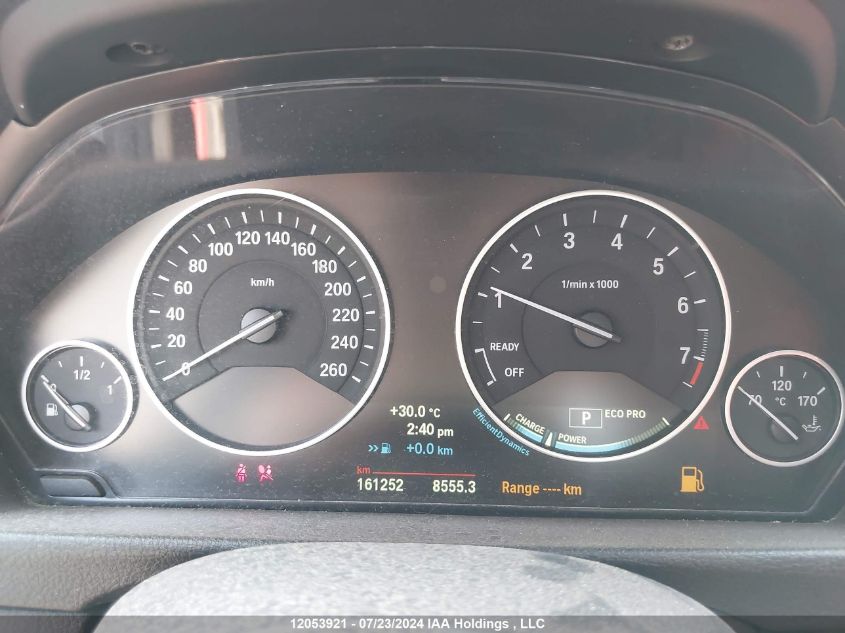 2014 BMW 328I xDrive VIN: WBA3B3G53ENR83323 Lot: 12053921