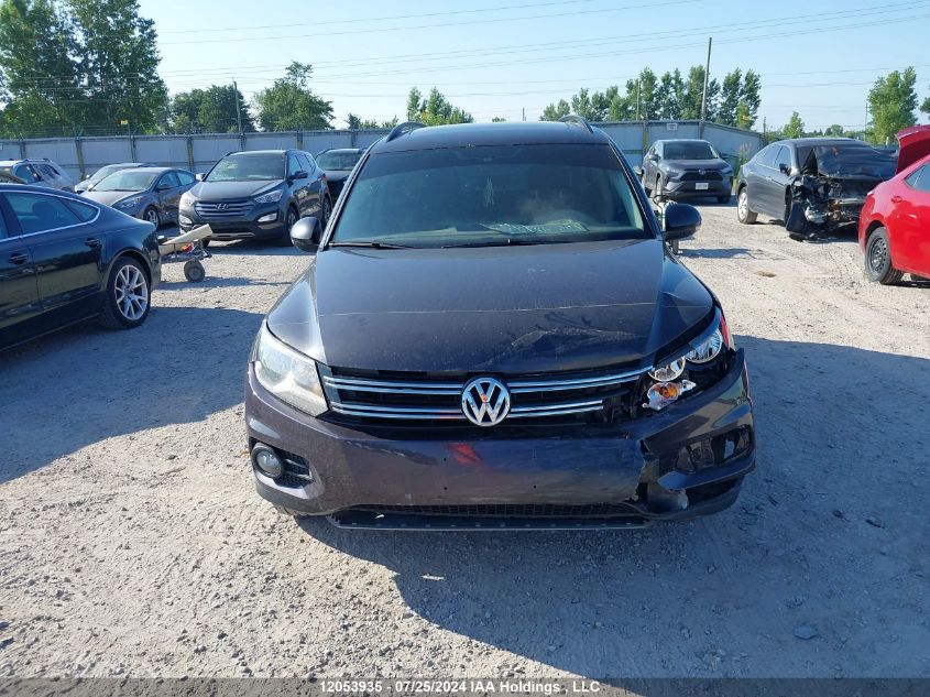 2016 Volkswagen Tiguan VIN: WVGJV7AX9GW598649 Lot: 12053935