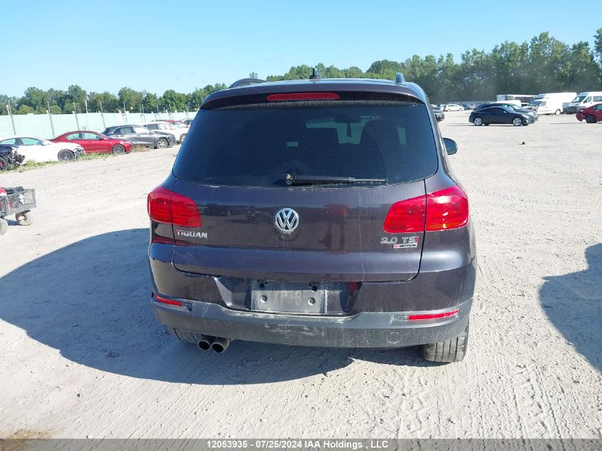 2016 Volkswagen Tiguan VIN: WVGJV7AX9GW598649 Lot: 12053935