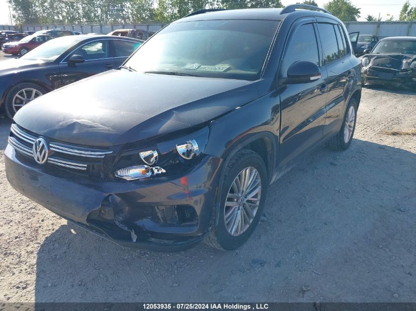 2016 Volkswagen Tiguan VIN: WVGJV7AX9GW598649 Lot: 12053935