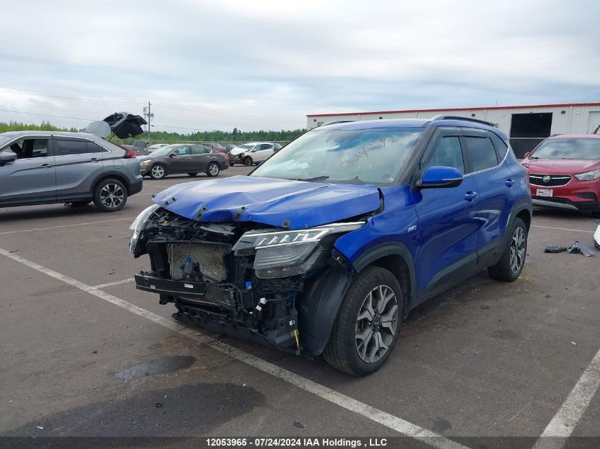 2021 Kia Seltos Ex VIN: KNDERCAA0M7182722 Lot: 12053965