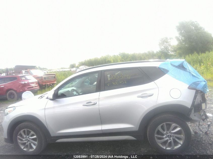 2017 Hyundai Tucson Se VIN: KM8J3CA48HU400452 Lot: 12053991