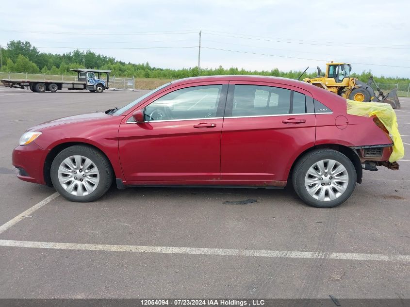 2014 Chrysler 200 Lx VIN: 1C3CCBABXEN232085 Lot: 12054094