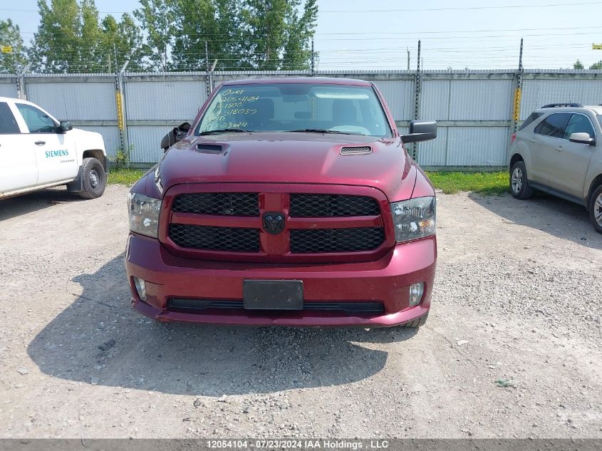 2019 Ram 1500 Classic Tradesman VIN: 1C6RR7FT6KS518037 Lot: 12054104