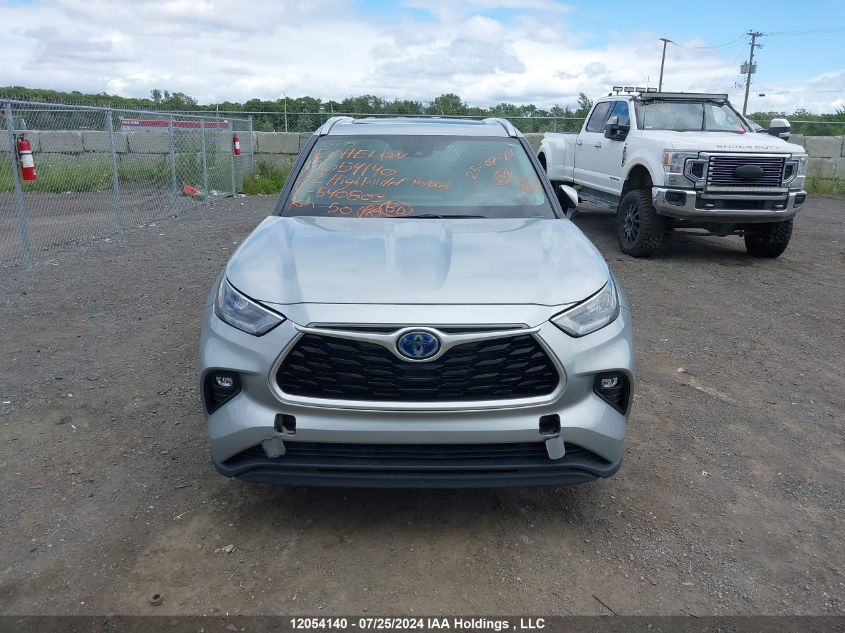 2022 Toyota Highlander Hybrid Xle/Hybrid Bronze Edition VIN: 5TDGBRCH3NS540803 Lot: 12054140