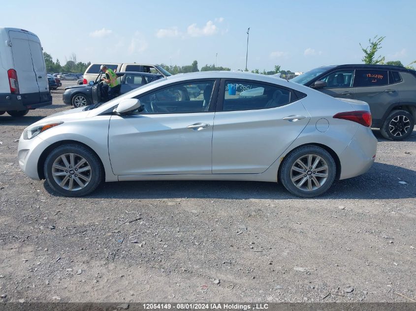 2014 Hyundai Elantra Gls VIN: 5NPDH4AE8EH528326 Lot: 12054149