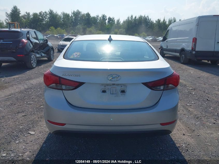 2014 Hyundai Elantra Gls VIN: 5NPDH4AE8EH528326 Lot: 12054149