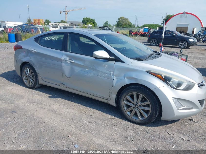 2014 Hyundai Elantra Gls VIN: 5NPDH4AE8EH528326 Lot: 12054149