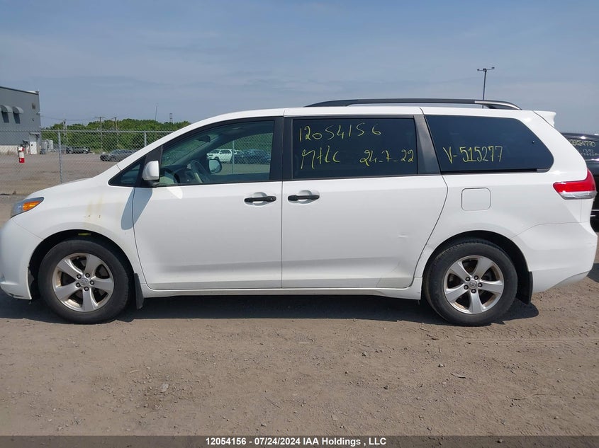 2014 Toyota Sienna 7 Passenger VIN: 5TDZK3DC3ES515277 Lot: 12054156