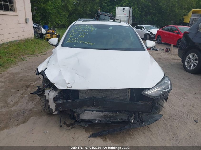 2018 Hyundai Elantra Sport VIN: KMHD04LB9JU685434 Lot: 12054176