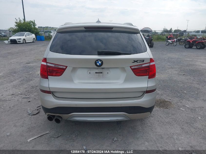 2015 BMW X3 VIN: 5UXWX9C57F0D52441 Lot: 12054178
