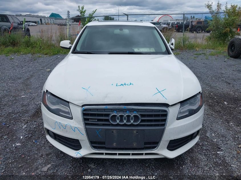 2012 Audi A4 VIN: WAUKFCFL4CN004910 Lot: 12054179